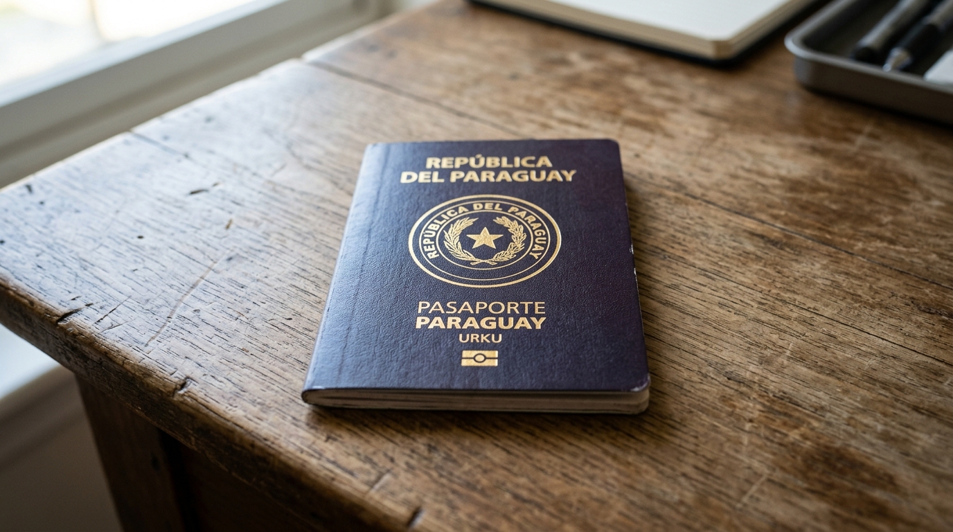 Pasaporte paraguayo, solo necesito la imagen de l pasaporte, nada de personas en la foto