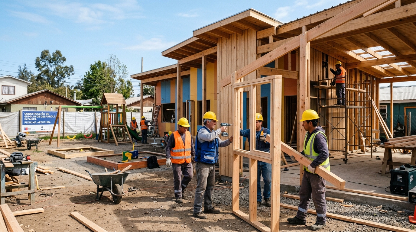 construcción de un Espacio de Desarrollo Infantil